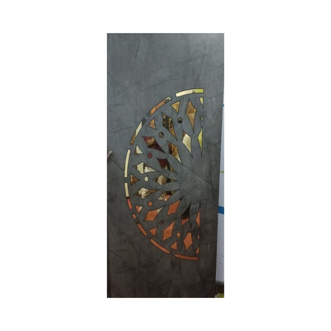 WD-A008 wooden door — high gloss 2mm acrylic luxury design in high-gloss acrylic finish