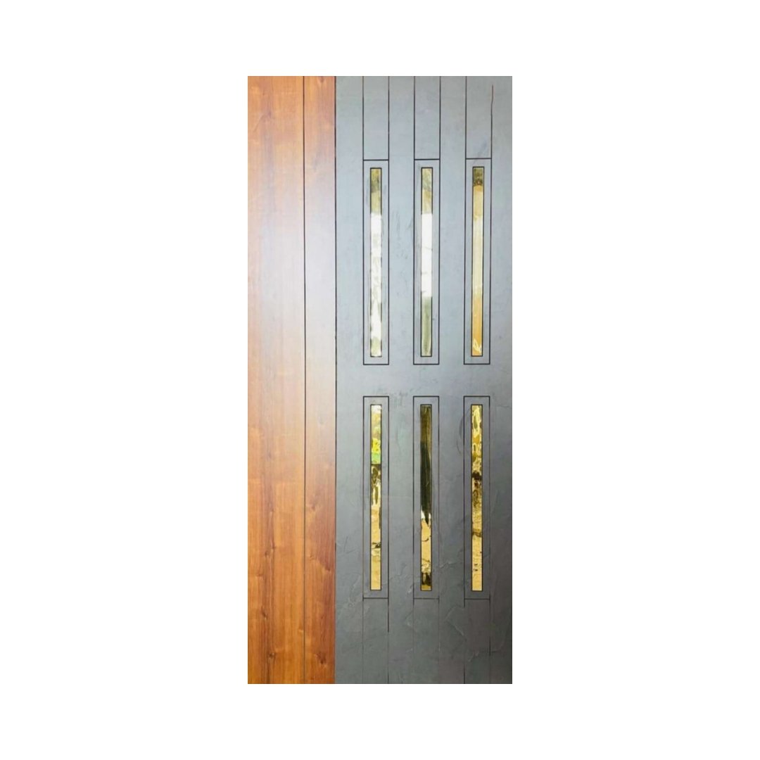 WD-A010 wooden door — high gloss 2mm acrylic luxury design in high-gloss acrylic finish