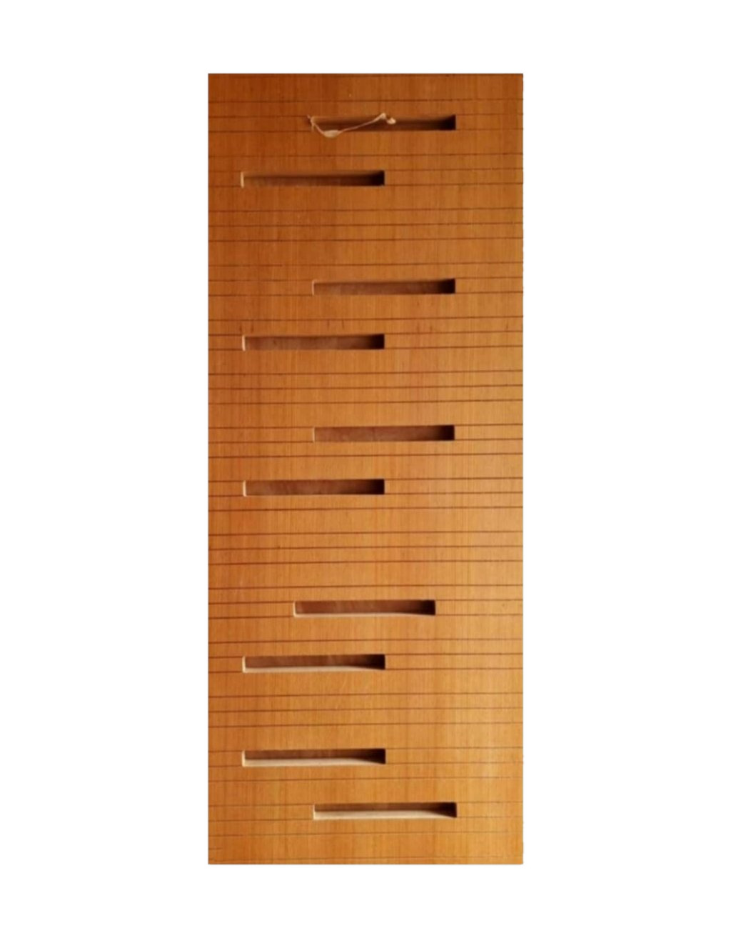 WD-SF008 wooden door — main security & cnc grill safety design in laminate face over a CNC steel safety grill