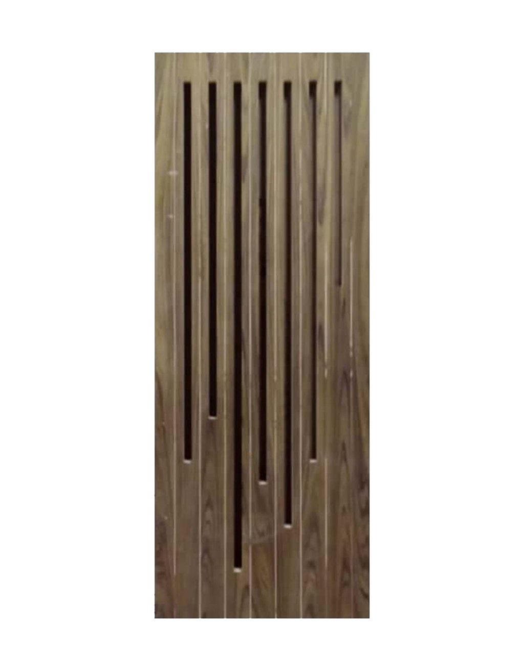 WD-SF034 wooden door — main security & cnc grill safety design in laminate face over a CNC steel safety grill